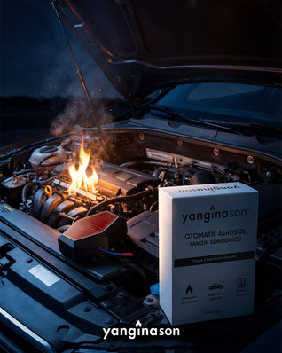 Portatif Aerosol Gazlı Otomatik Yangın Söndürücü – Otomobil